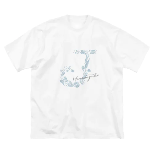 J_ハナミズキフォント ビッグシルエットTシャツ