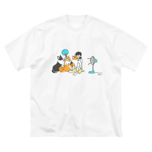 涼みたいコーギー Big T-Shirt