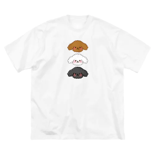 トイプー3カラー ビッグシルエットTシャツ