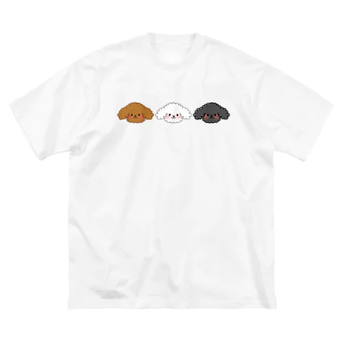 トイプー3カラー ビッグシルエットTシャツ