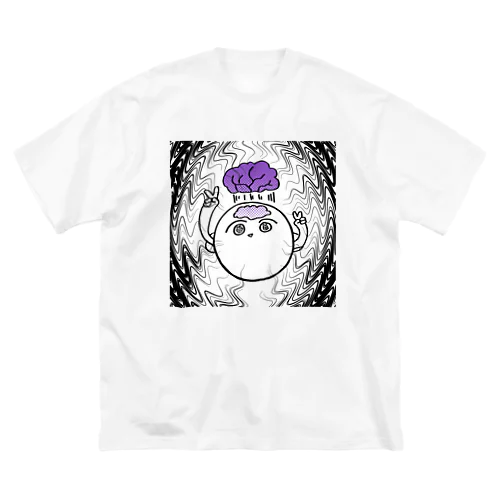 バイバイ・脳みそ ビッグシルエットTシャツ