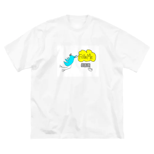 FollowMeHuminngBird ビッグシルエットTシャツ