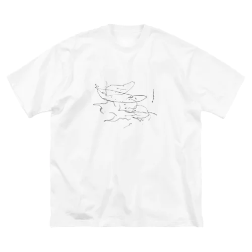 きよしろうくんはじめてのおえかき ビッグシルエットTシャツ