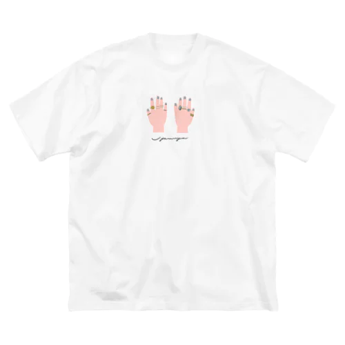 te ビッグシルエットTシャツ