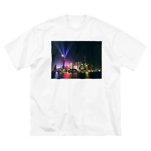 Shanghai night ビッグシルエットTシャツ