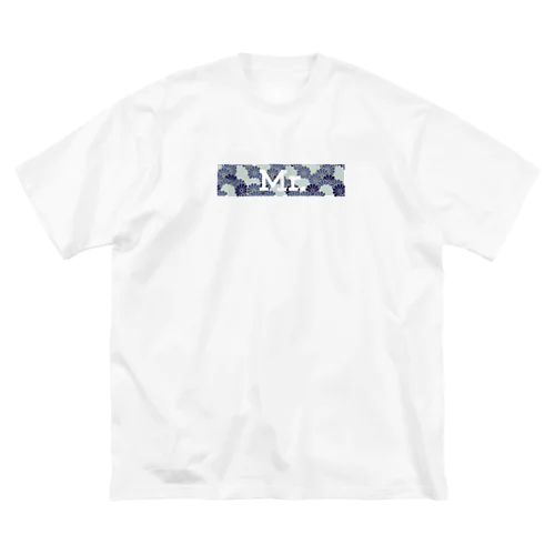 ペア(Mr.)和柄青 Big T-Shirt