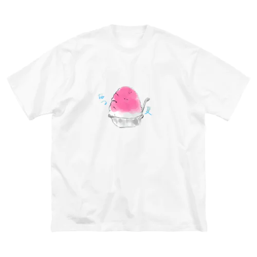 夏のかき氷 ビッグシルエットTシャツ