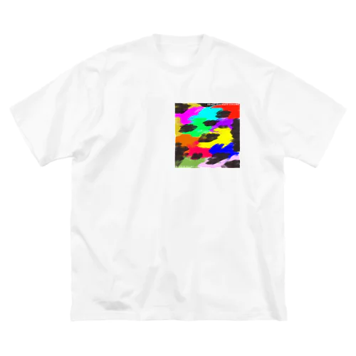 HEART HAS MANY COLORS.  スクエア版 Big T-Shirt