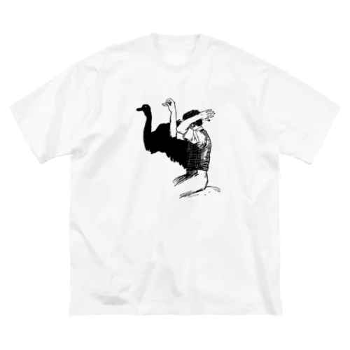 白鳥と見せかけて。 ビッグシルエットTシャツ