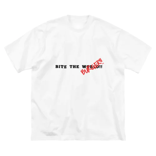 BITE THE BURGER!! ビッグシルエットTシャツ