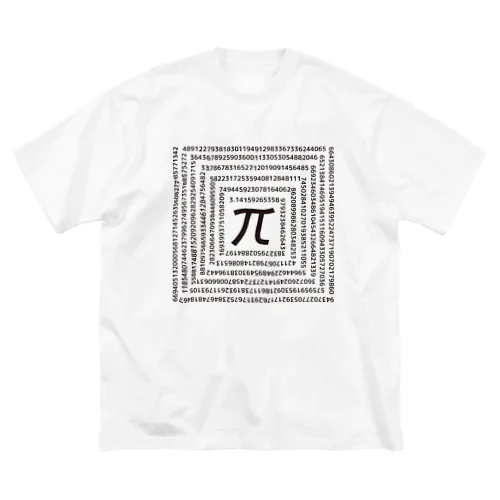 円周率 루즈핏 티셔츠