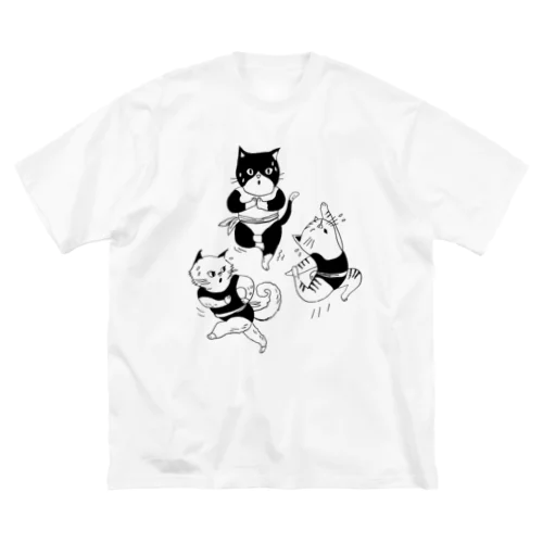 エクササイズキャット ビッグシルエットTシャツ