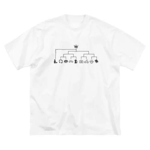 スーパーシード酒 ビッグシルエットTシャツ