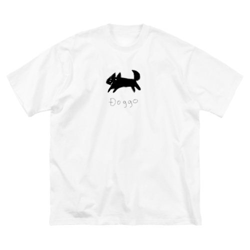 くろい犬 Big T-Shirt