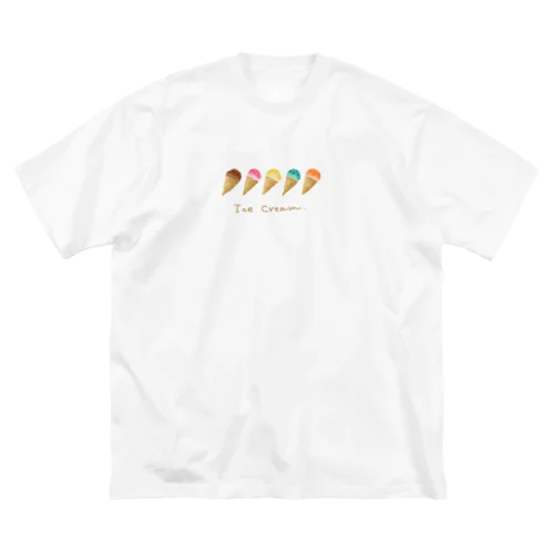 アイスクリーム ビッグシルエットTシャツ