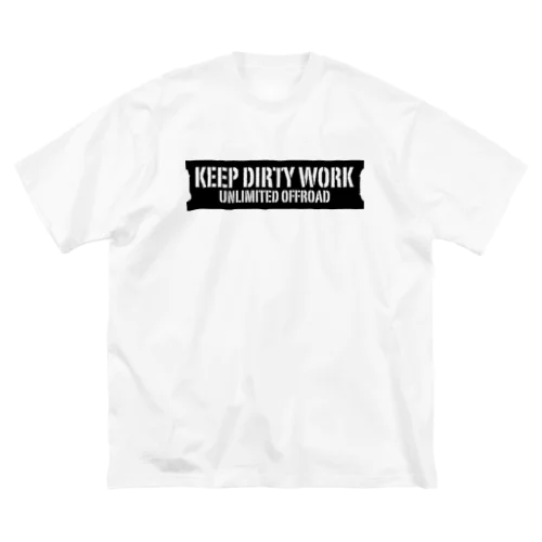 KEEP DIRTY WORK 001 ビッグシルエットTシャツ