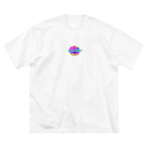 marble rainbow(planet) ビッグシルエットTシャツ