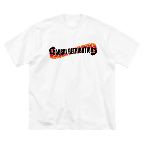 CAUSAL RETRIBUTION ビッグシルエットTシャツ