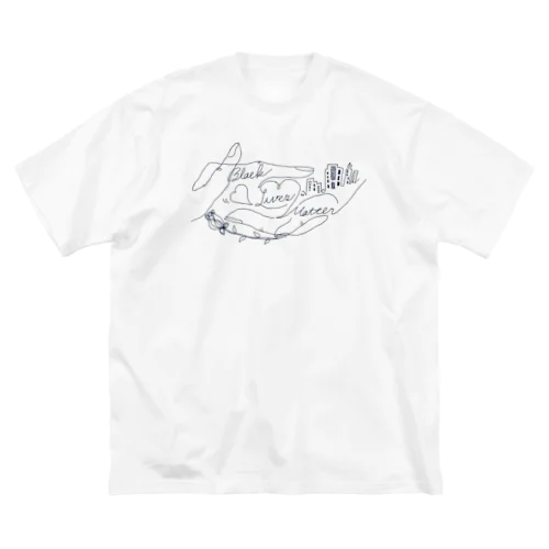 hand_in_hand ビッグシルエットTシャツ