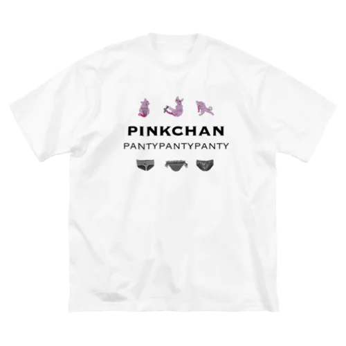 pinkちゃん パンティコレクション Big T-Shirt
