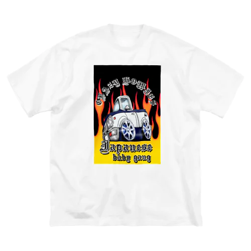 japanese baby gang ビッグシルエットTシャツ