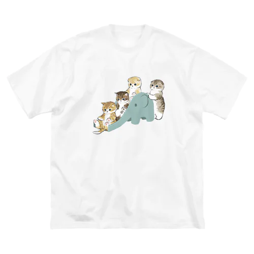 もふもふ渋滞 ビッグシルエットTシャツ