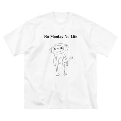 No Monkey No Life ビッグシルエットTシャツ
