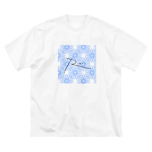 夏の花 ビッグシルエットTシャツ