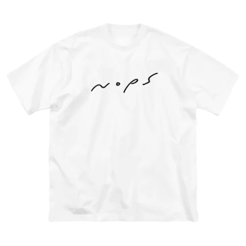 NOPS ビッグシルエットTシャツ