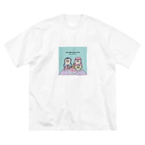 Melted ice cream ＆ girls ビッグシルエットTシャツ