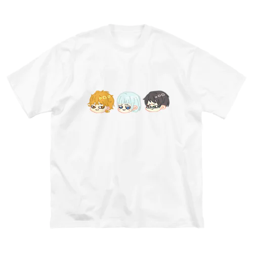 近所の3人 ビッグシルエットTシャツ