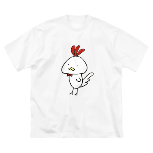 ムッシュにわとり ビッグシルエットTシャツ