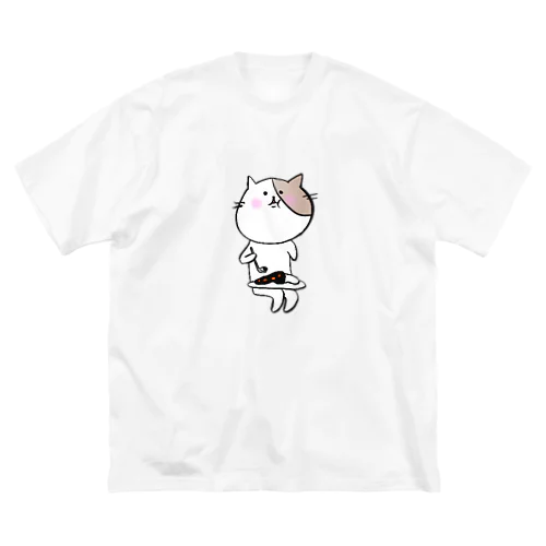 夏はカレーねこちゃん ビッグシルエットTシャツ