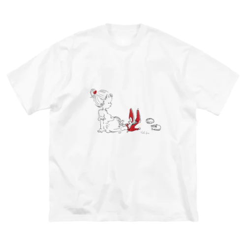 まだ履けないよ ビッグシルエットTシャツ