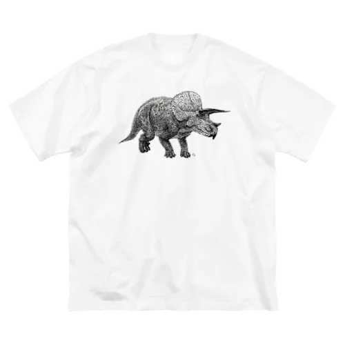 Triceratops(drawing) ビッグシルエットTシャツ