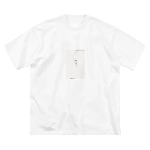 メッセージ＊線画チューリップ Big T-Shirt