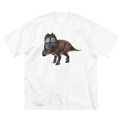 Sinoceratops(水彩） ビッグシルエットTシャツ