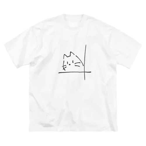 窓辺 猫 Big T-Shirt