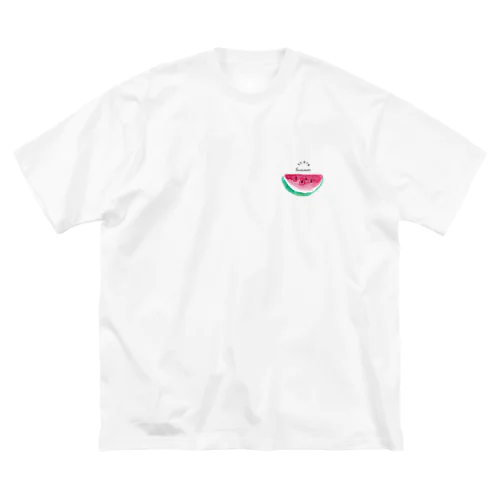 スイカ３ ビッグシルエットTシャツ