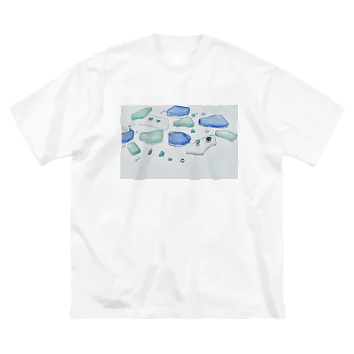 ビーチグラス ビッグシルエットTシャツ