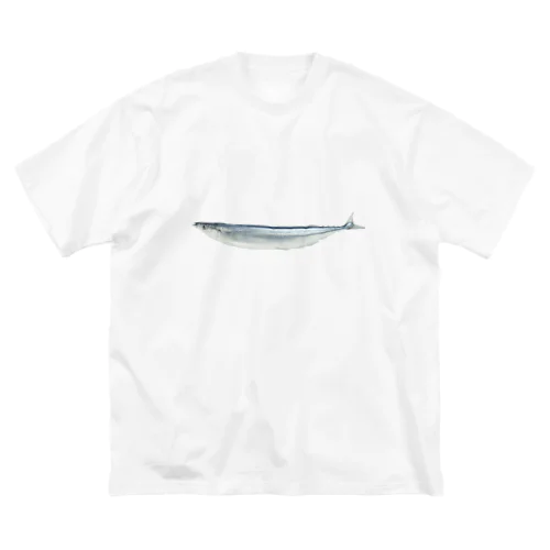 さんま　秋刀魚　サンマ ビッグシルエットTシャツ