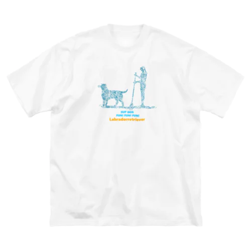 花月　SUPDog　ラブラドール ビッグシルエットTシャツ