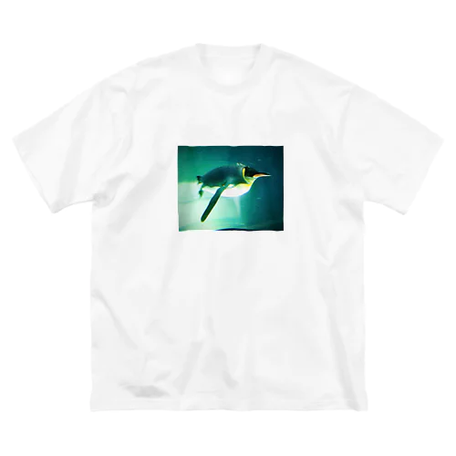 疾走感でしかないペンギン Big T-Shirt