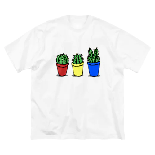 サボテン ビッグシルエットTシャツ