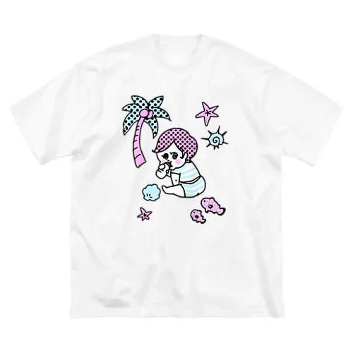 海赤ちゃん ビッグシルエットTシャツ