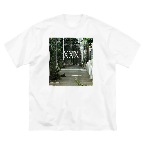 伏字黒猫 Big T-Shirt