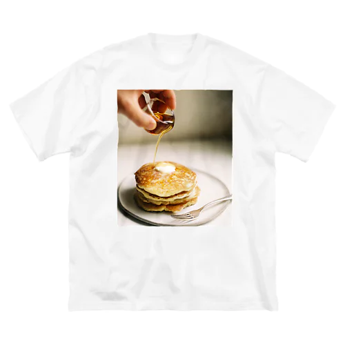 bfs art - pancakes ビッグシルエットTシャツ