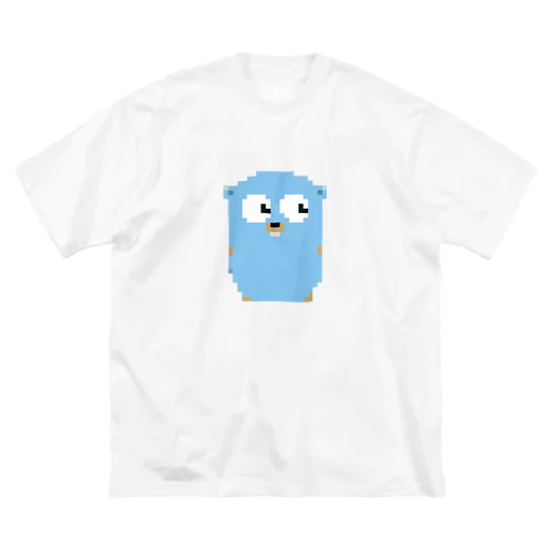 ピクセルGopherくん Big T-Shirt