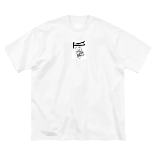 ピクニックとクマ ビッグシルエットTシャツ