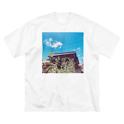 向日葵と青空*夏 ビッグシルエットTシャツ